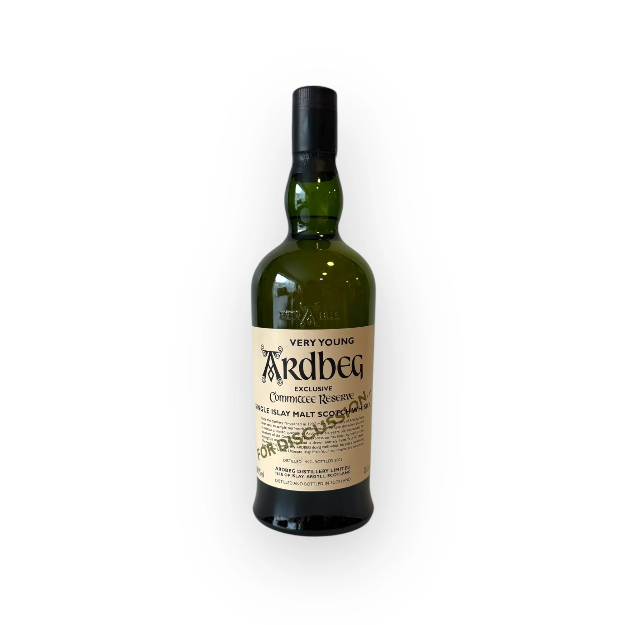 Ardbeg 1997 (bottled 2003) Very Young For Discussion - Image 2