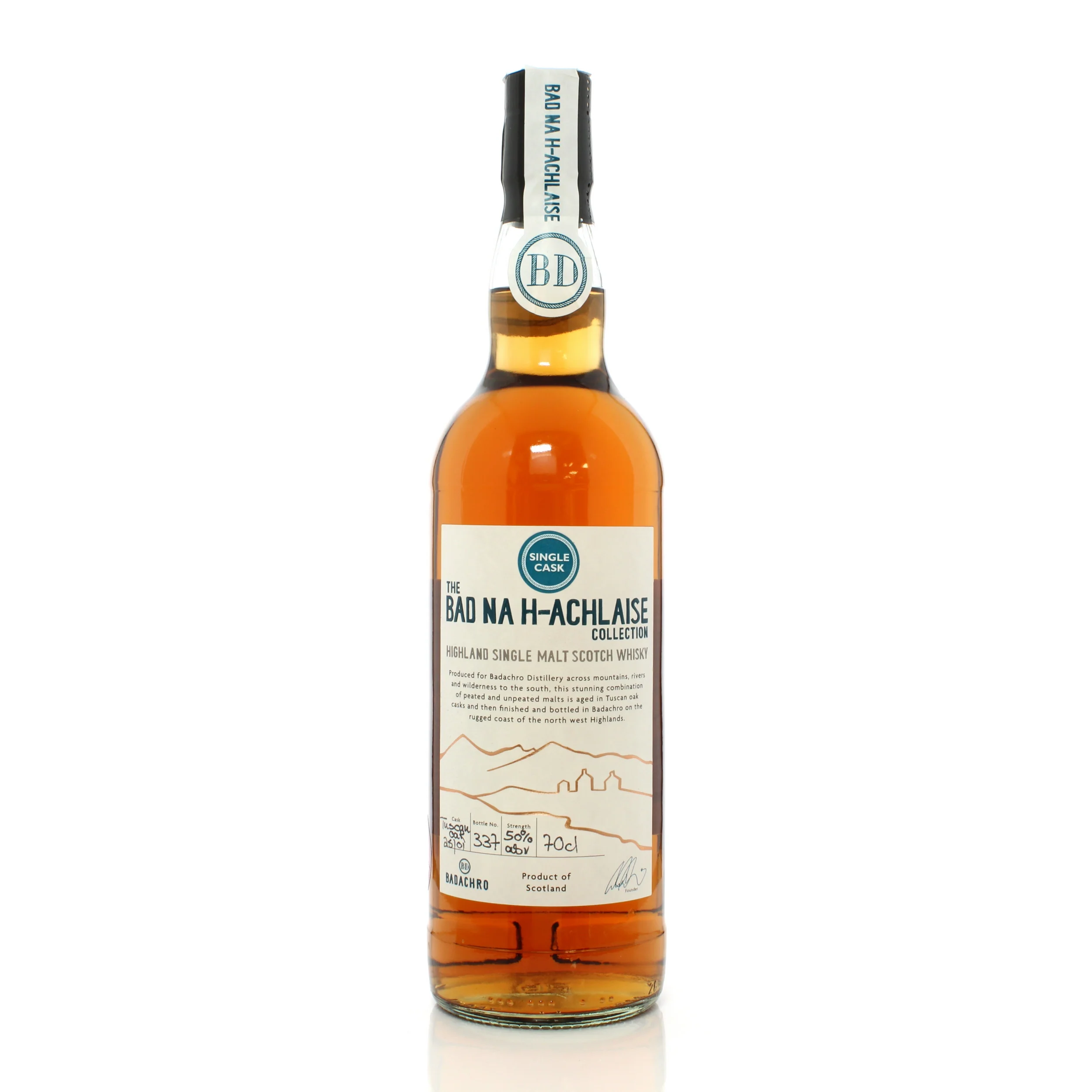 Badachro - Bad na h-Achlaise Collection Tuscan Oak Bottle No. 100