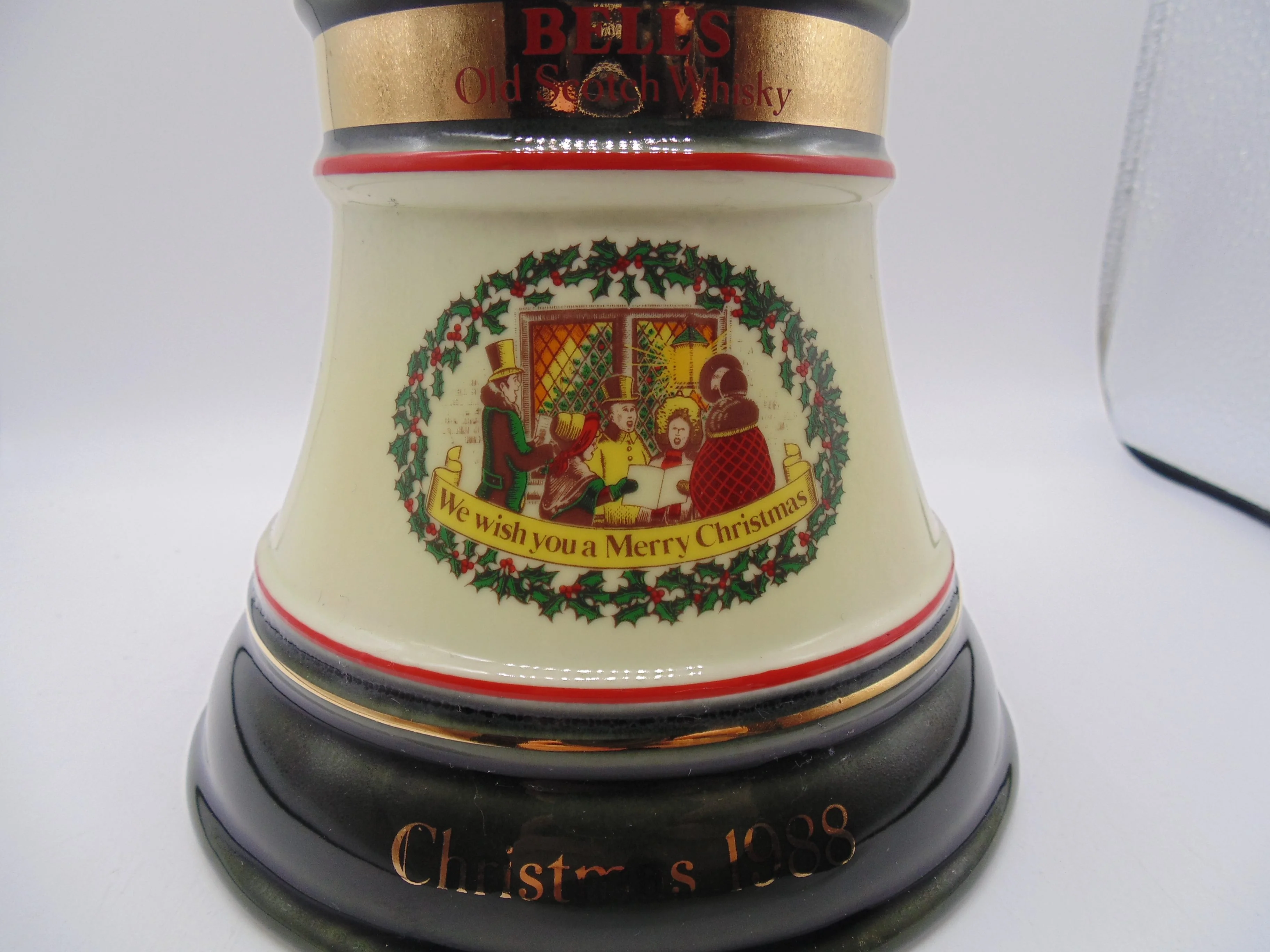 Bell's Christmas 1988 Porcelain Decanter - Image 2