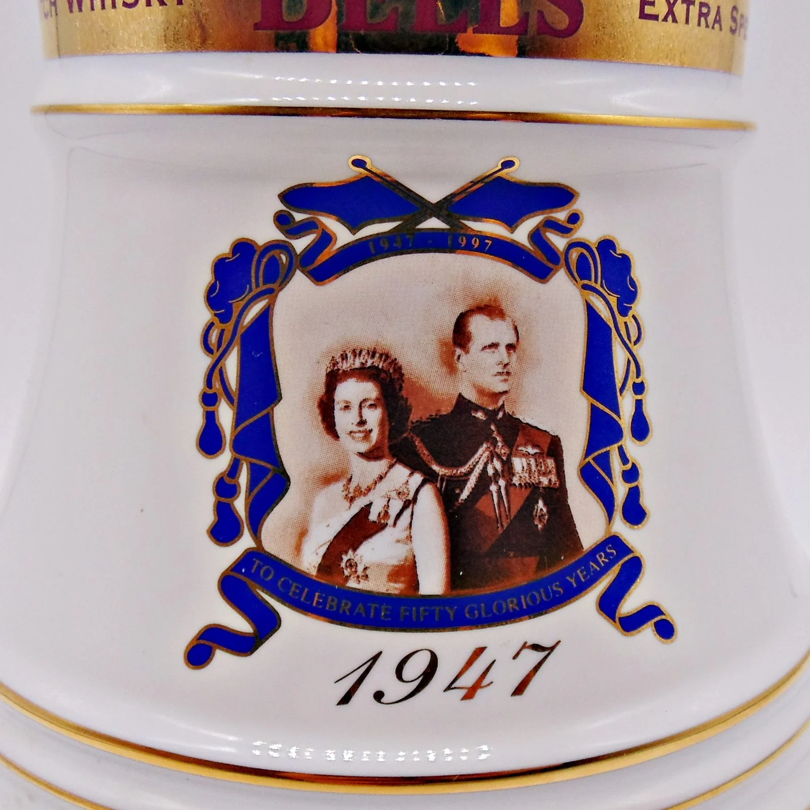 Bell's Royal Decanter 1997 To Commemorate Golden Wedding Anniversary Of Queen Elizabeth & Duke Of Edinburgh - Image 2
