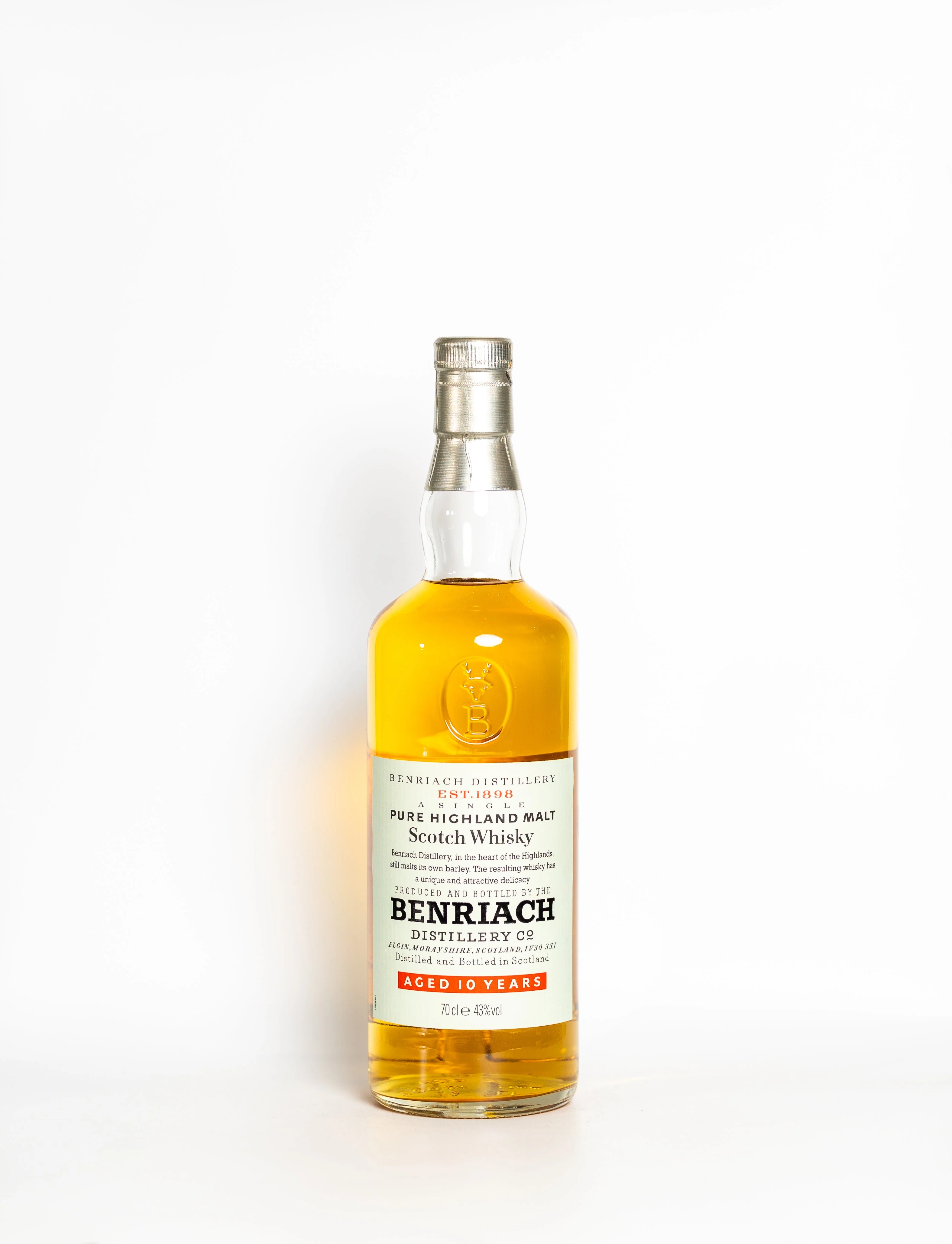 BenRiach 10 years old Pure Highland Malt - 2003 - Image 3