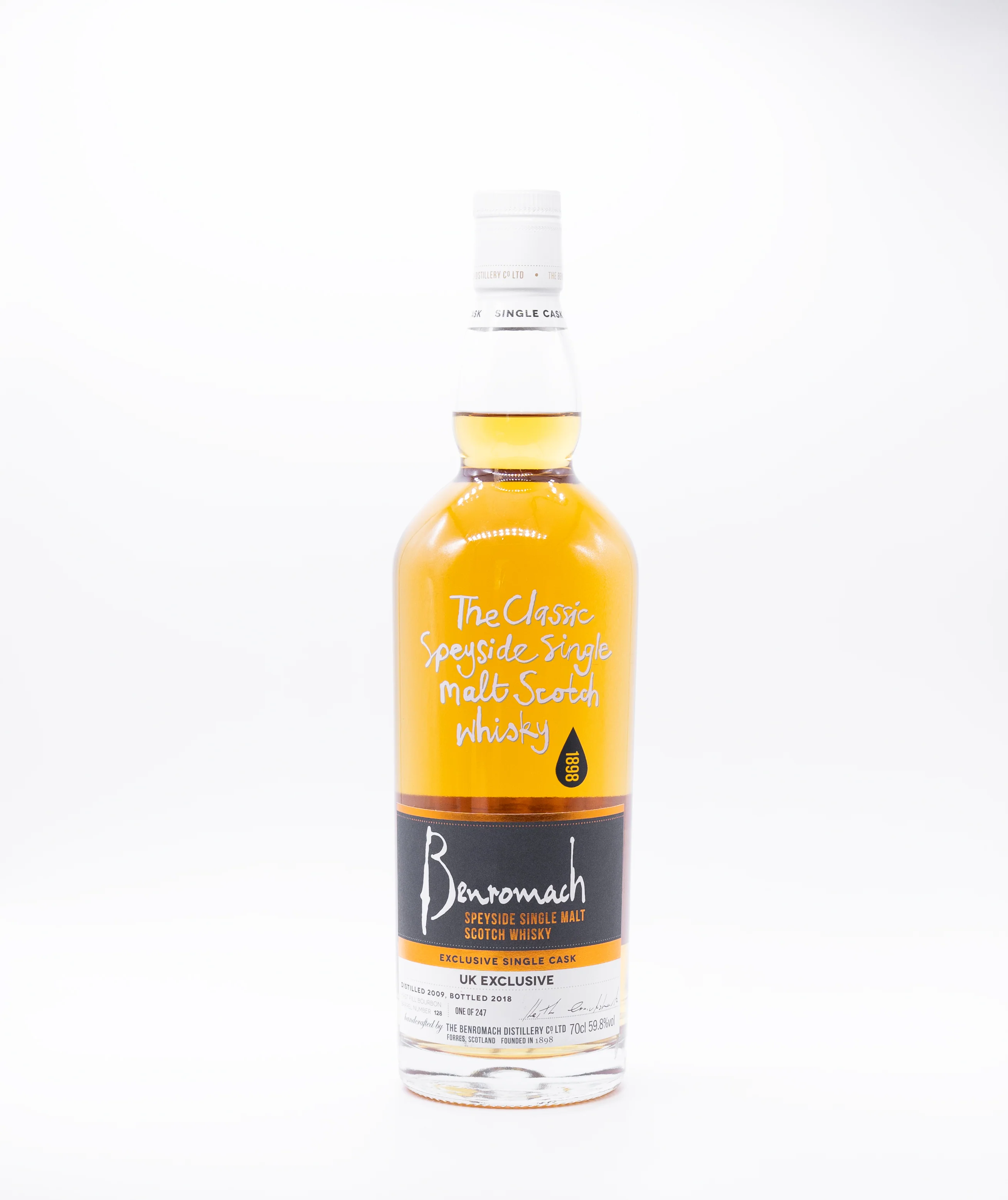 Benromach Single Cask 2009 9 Year Old First Fill Bourbon - Image 2