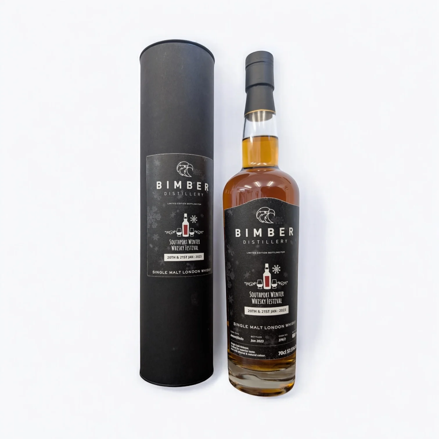 Bimber 2023 Southport Whisky Festival Special Amontillado Cask Bottle No. 39 of 114