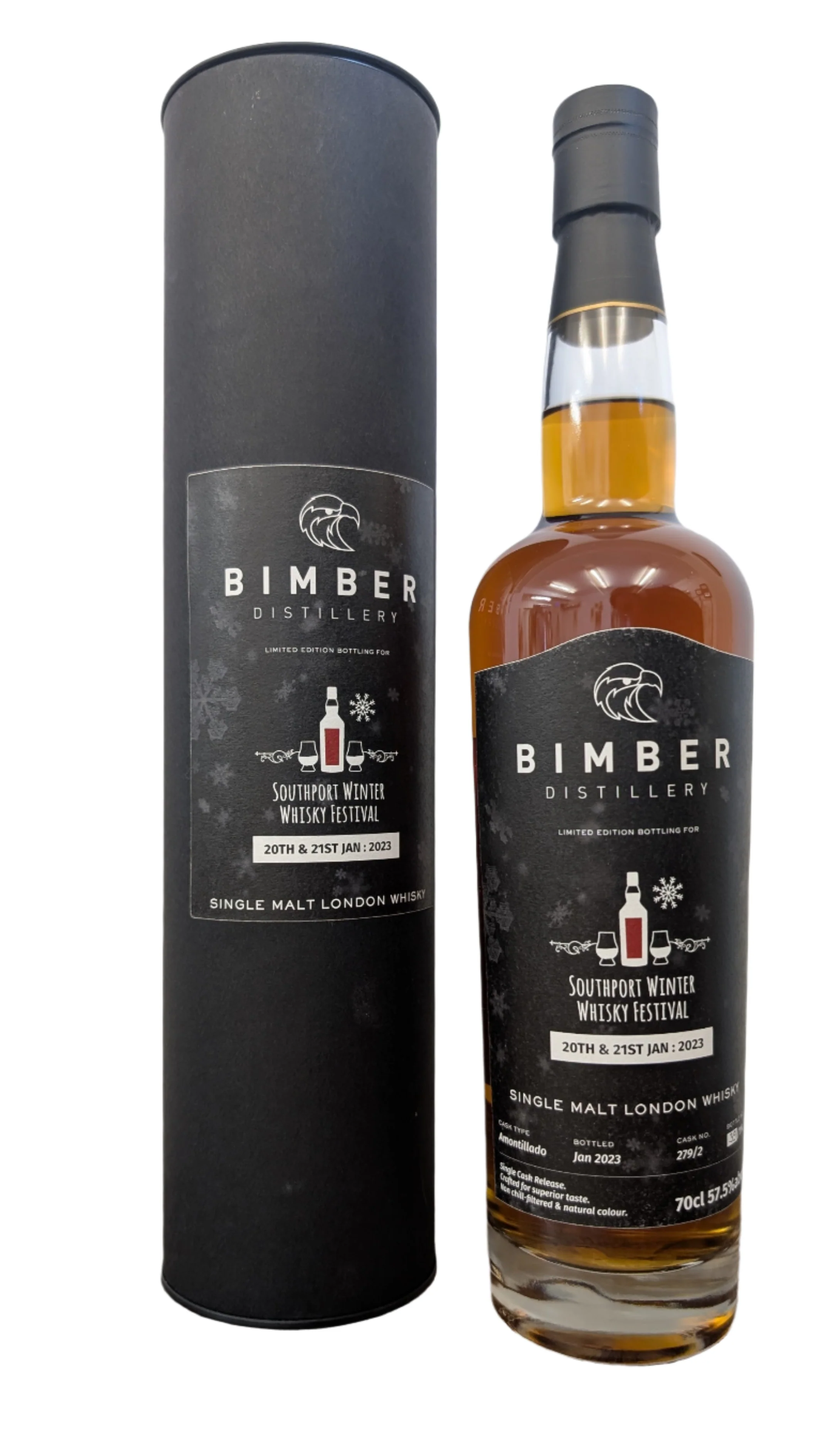 Bimber 2023 Southport Whisky Festival Special Amontillado Cask Bottle No. 39 of 114 - Image 2