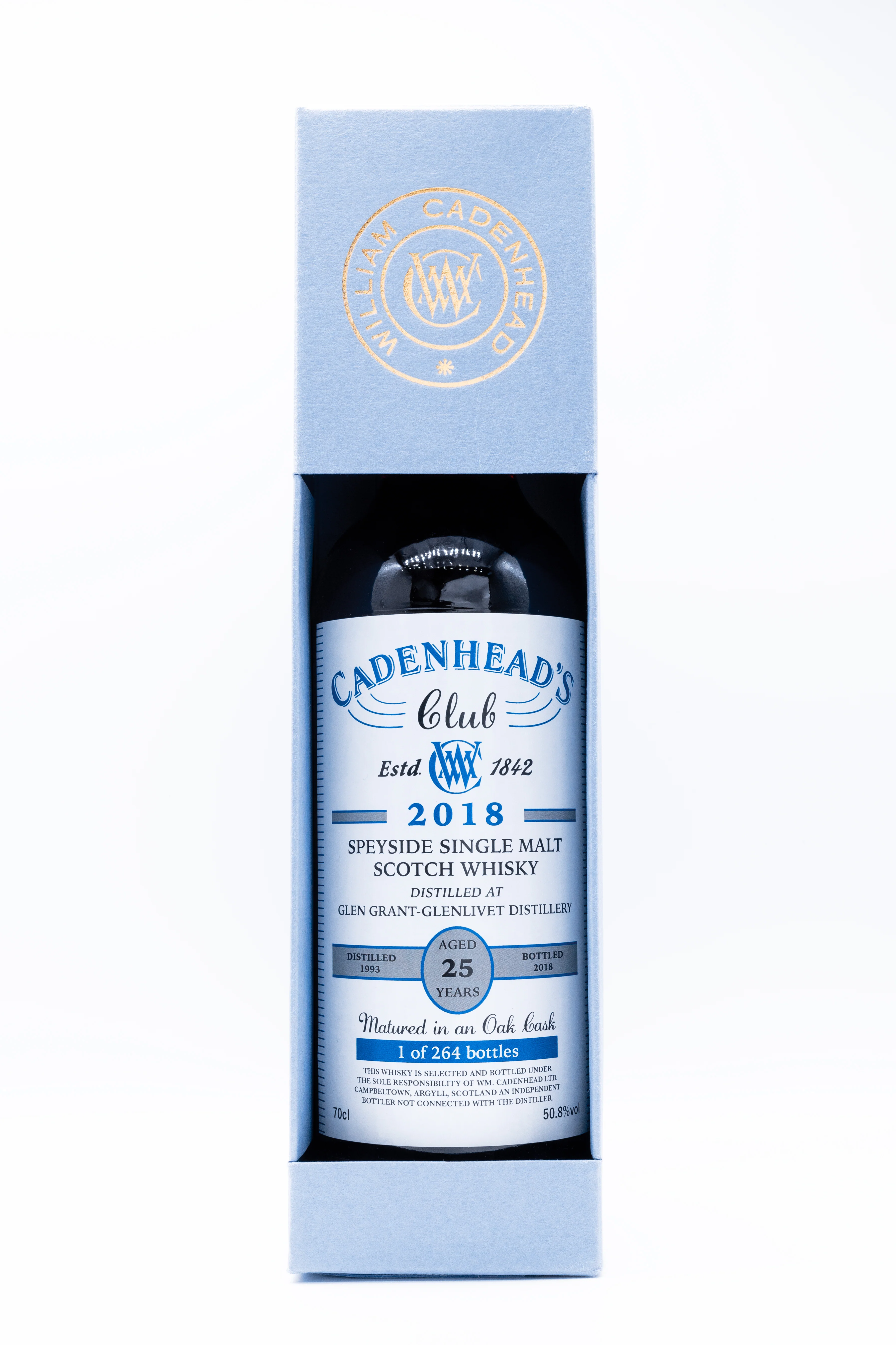 Cadenhead Club 2018 Glen Grant 25 Year Old - Image 2