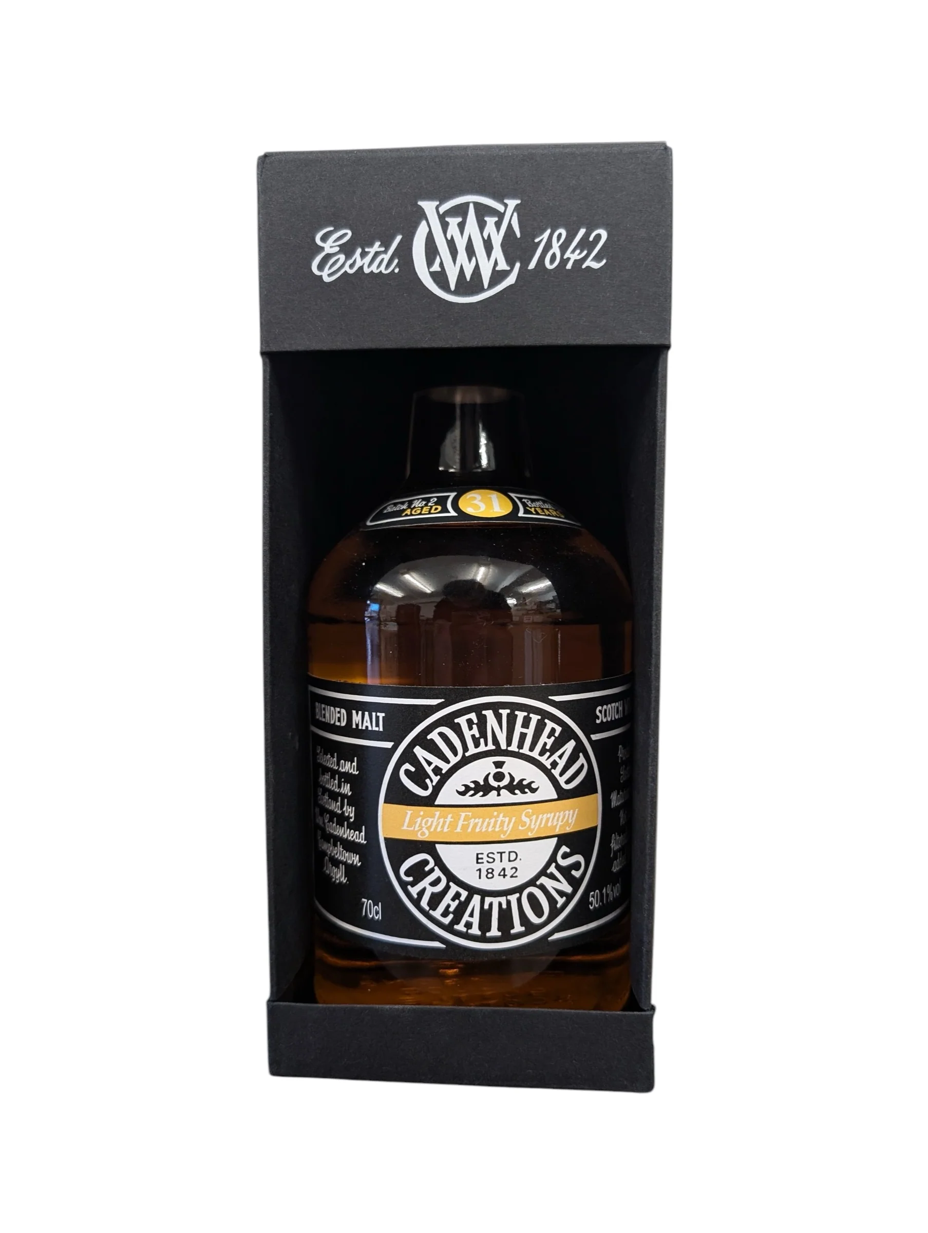 Cadenhead Creations Batch 1  - 22 Year Old & Batch 2 -  31 Year Old -Light Fruity Syrupy Set of 2 - Image 3