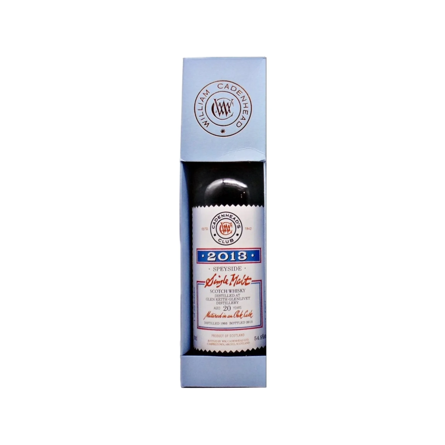 Cadenheads Club bottling 2013 Glen Keith 20 year old 54.9%