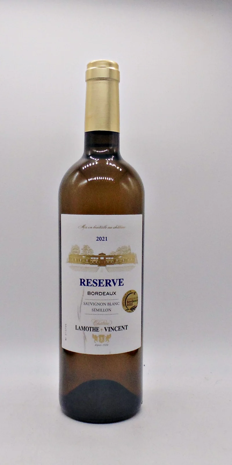 Château Lamonthe Vincent Reserve Bordeaux Blanc 2021