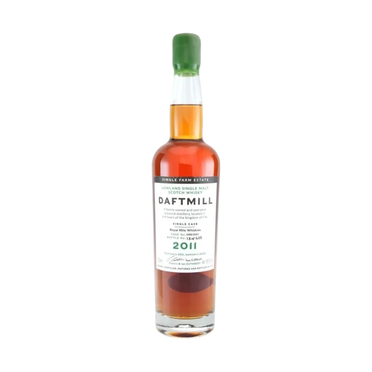 Daftmill 2011 Single Cask #96 Royal Mile Whiskies Exclusive - Image 5