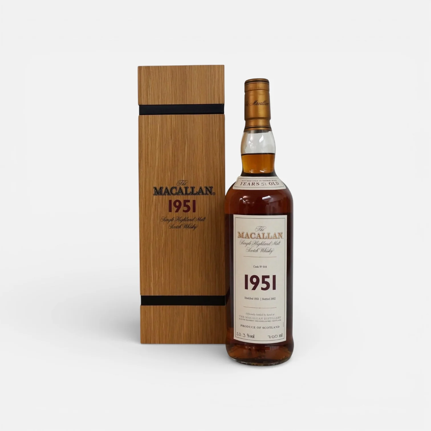 Macallan 51 Year Old 1951 Fine & Rare