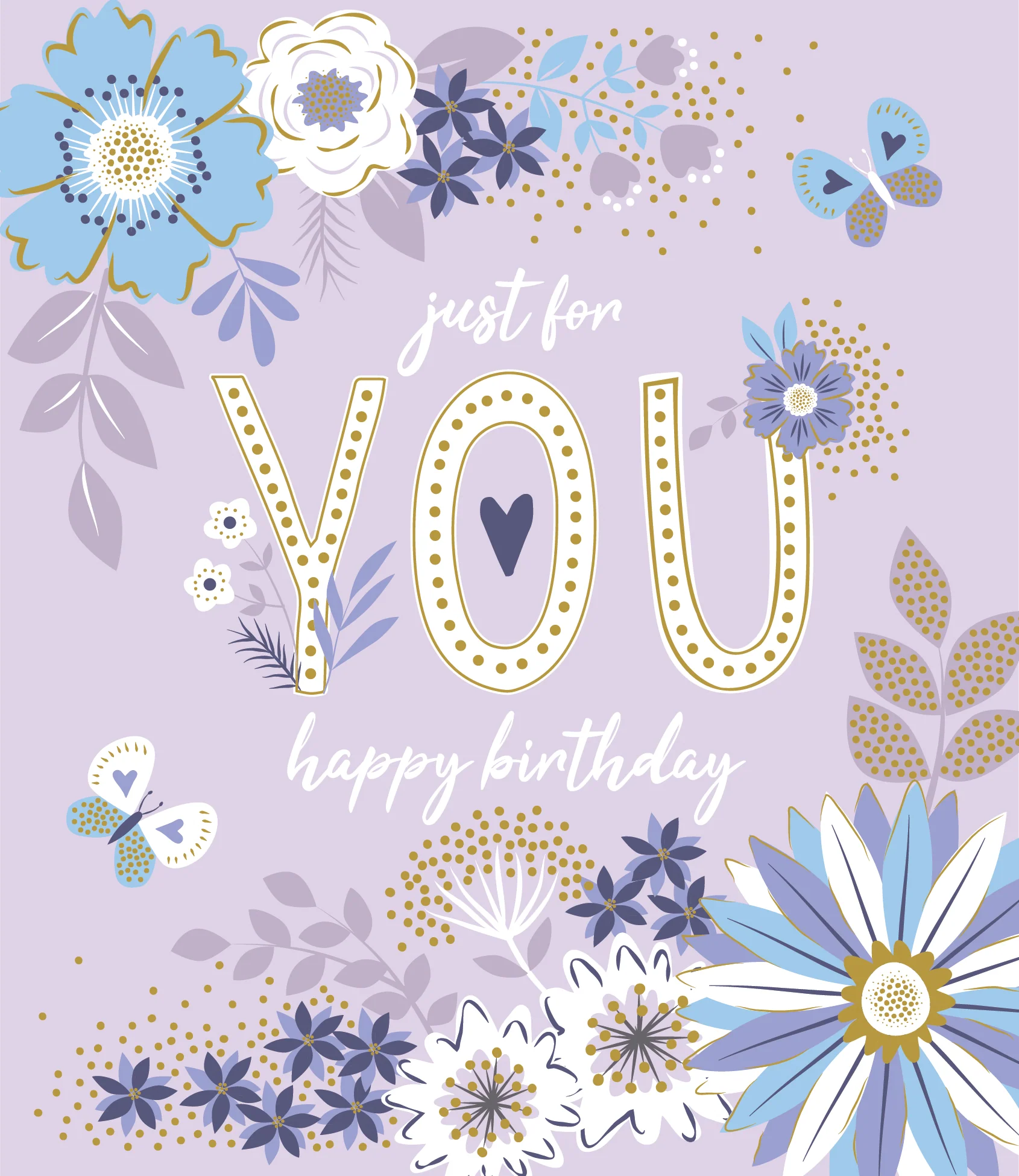 Girls Flower Birthday Card