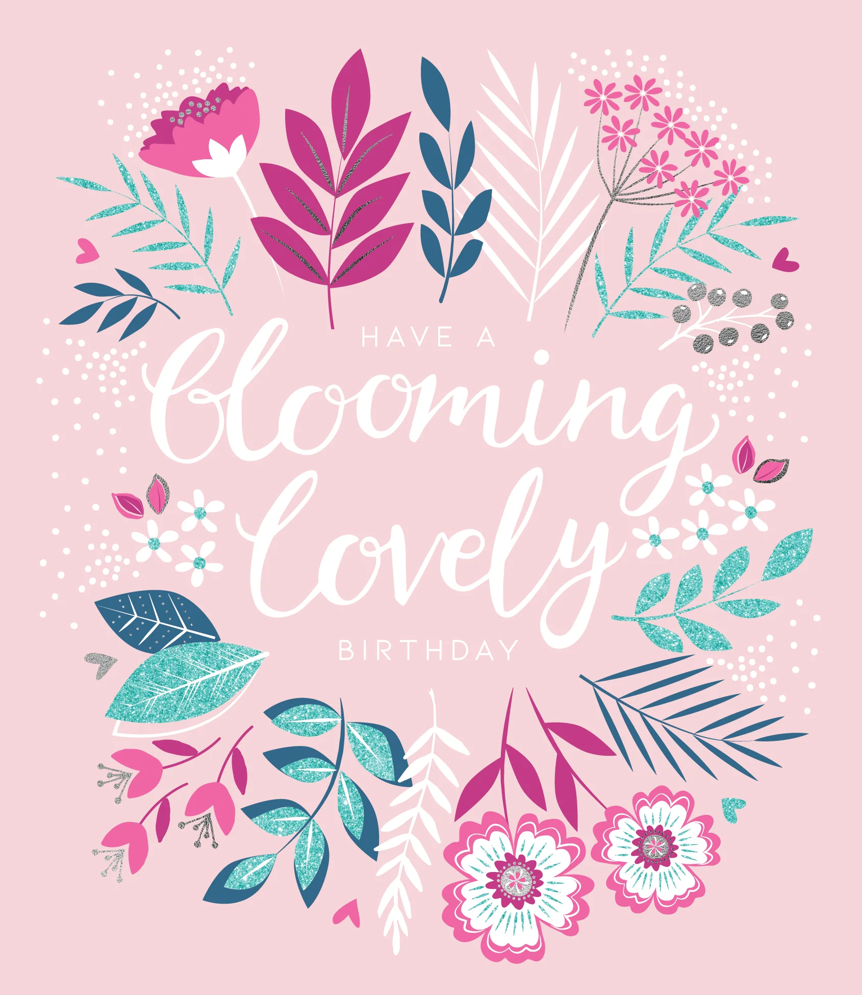 Girls Pink Birthday Card - Image 2