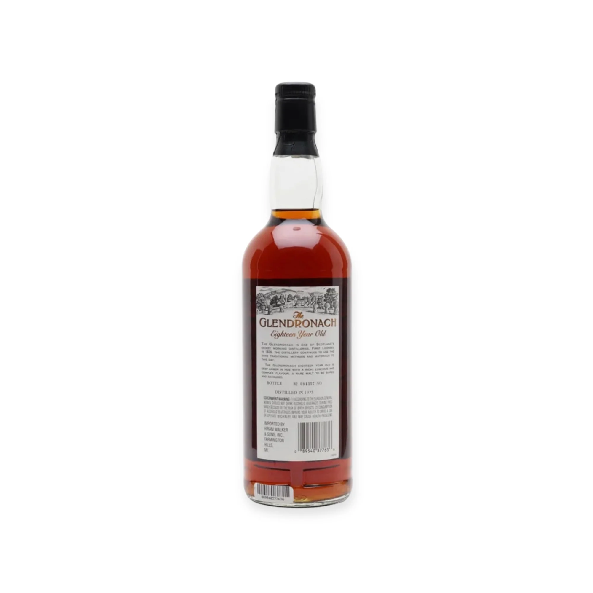 GlenDronach 1975 18 Year Old Sherry Cask (Bottled 1993) 43% 75cl - Image 2