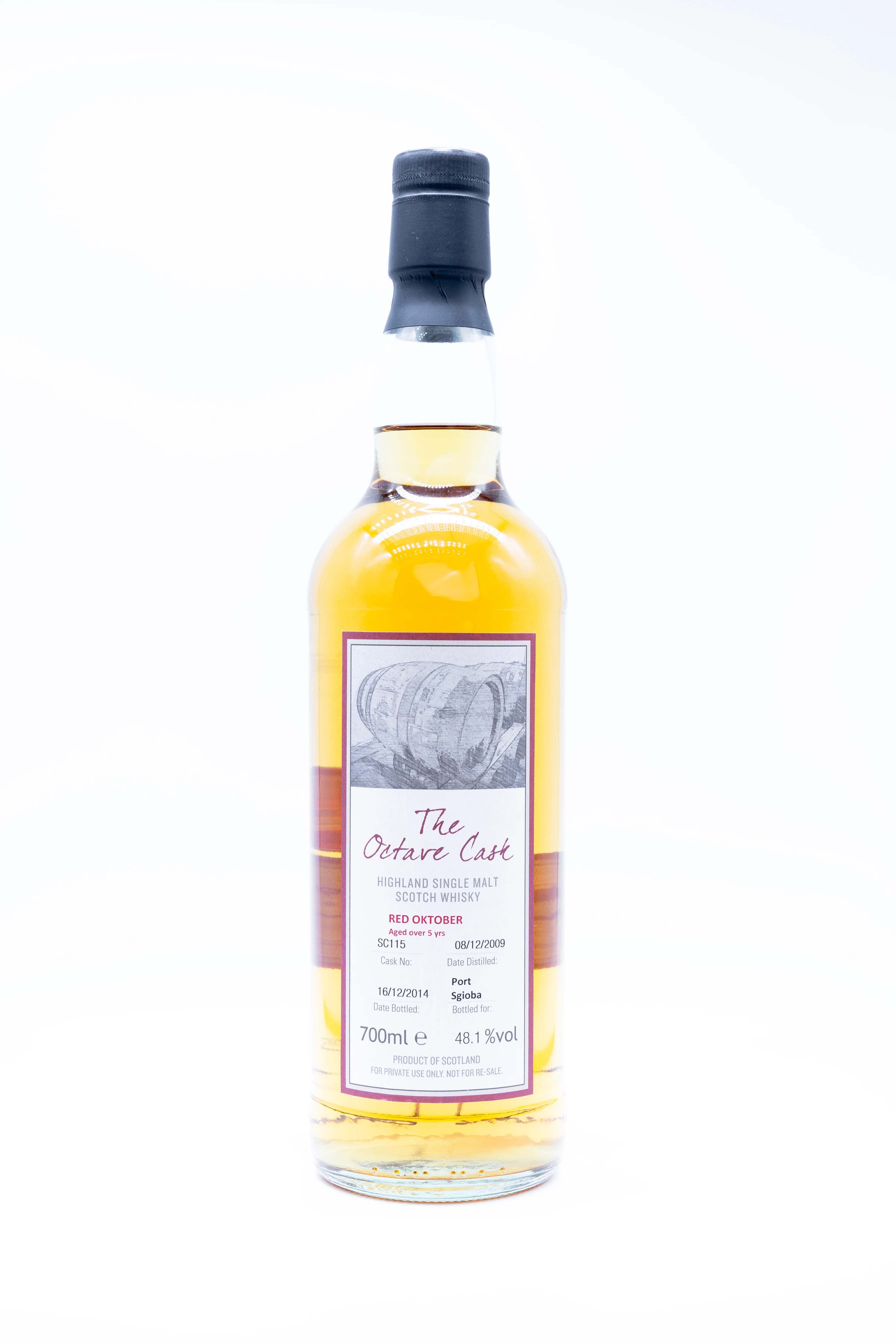 Glenglassugh- Octave Cask - Aged Over 5 Years