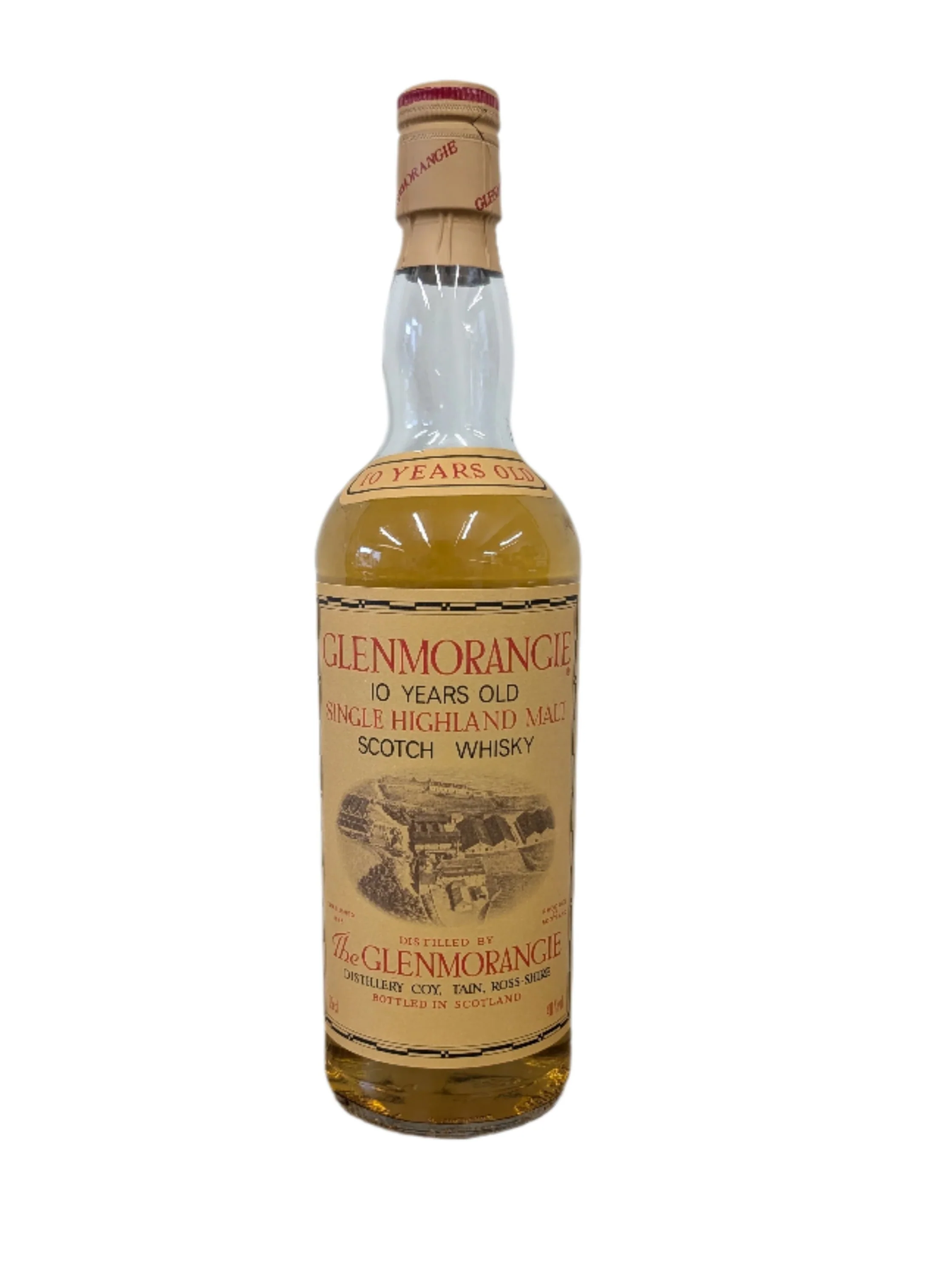 Glenmorangie 10 Year Old 1980's Bottling (Naked Bottle)