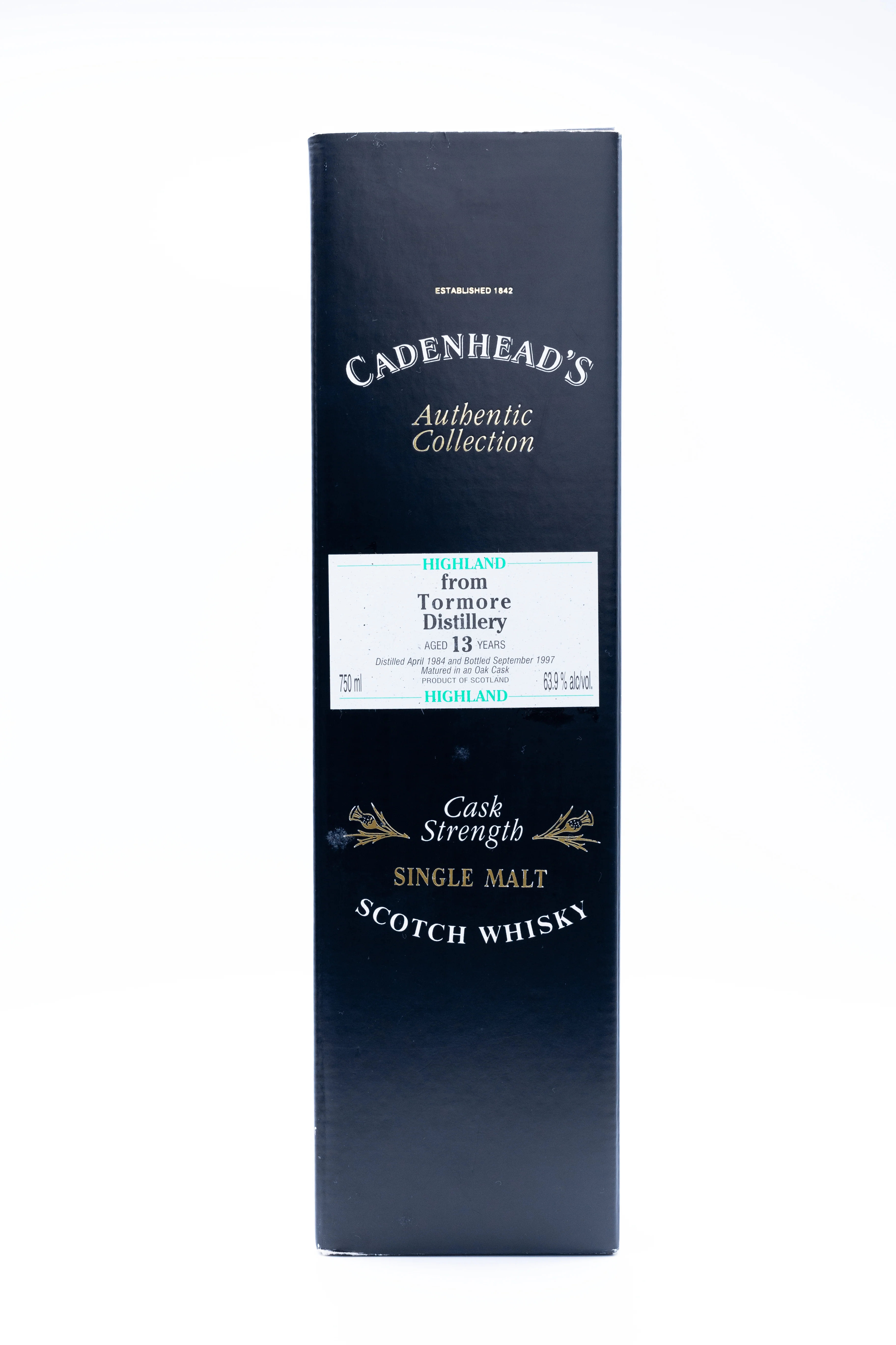 Tormore 13 Year Old Cadenhead's Authentic Collection - Image 2