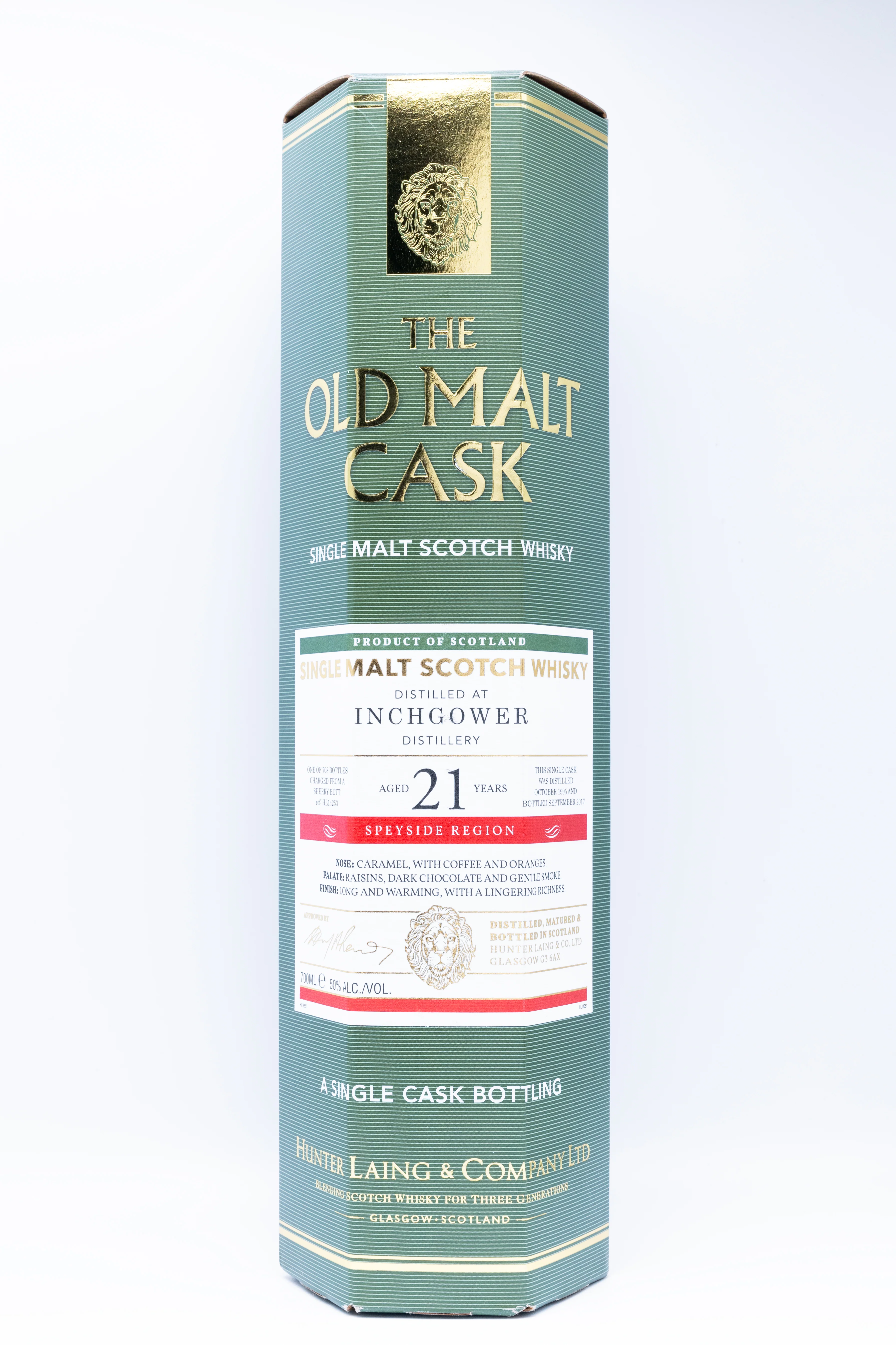 Inchgower 21 Year Old - Old Malt Cask