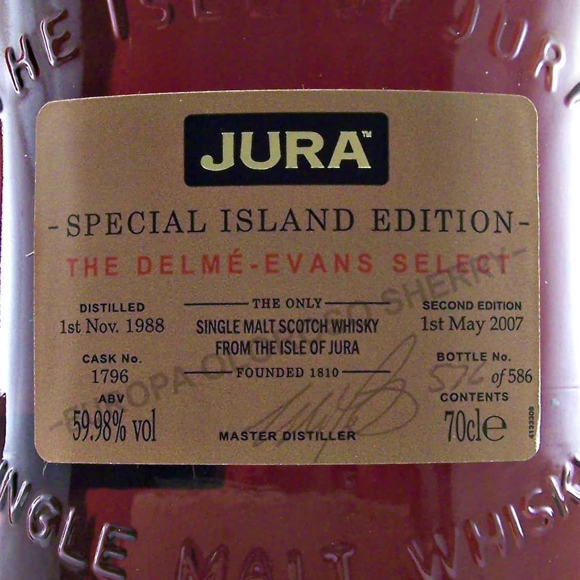 Jura Delme-Evans Select 1988 - Image 4
