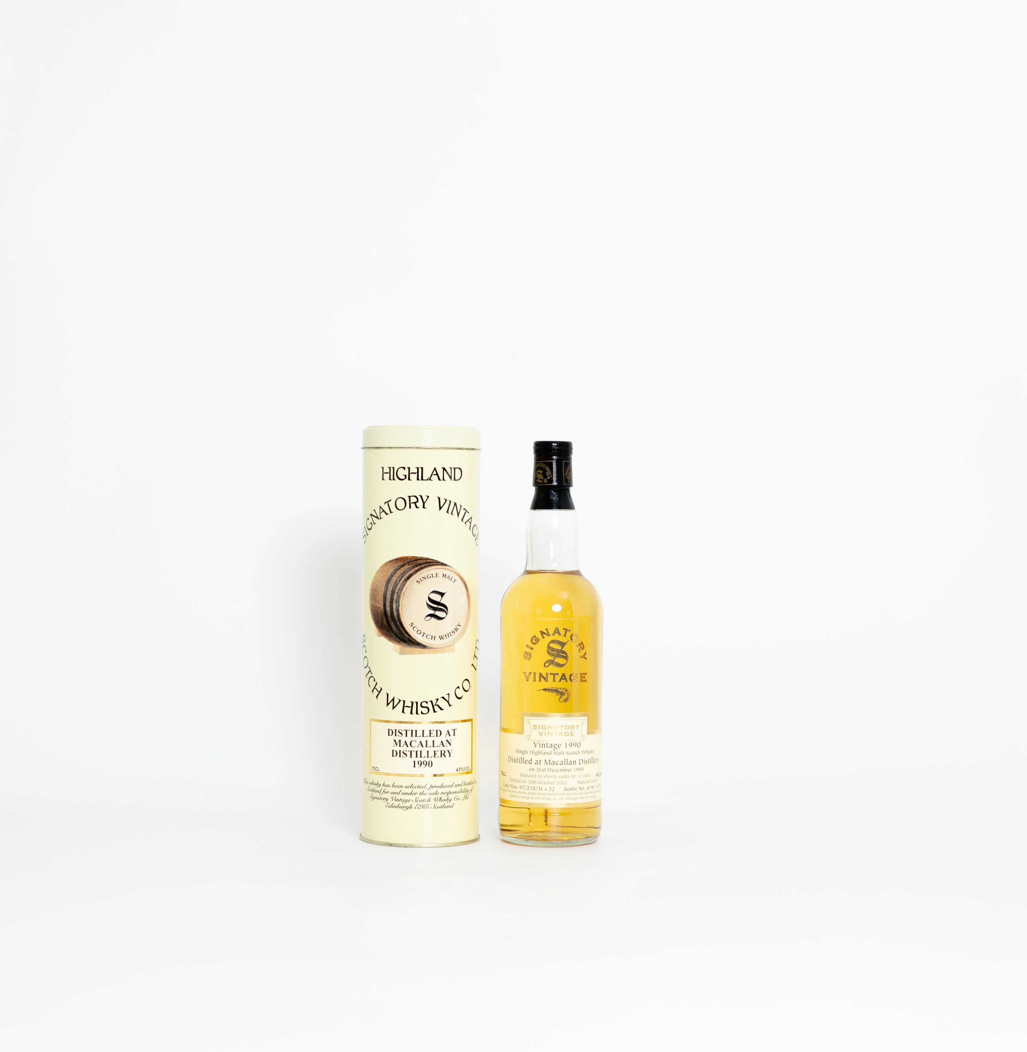 Macallan 1990 Signatory Vintage 11 year old