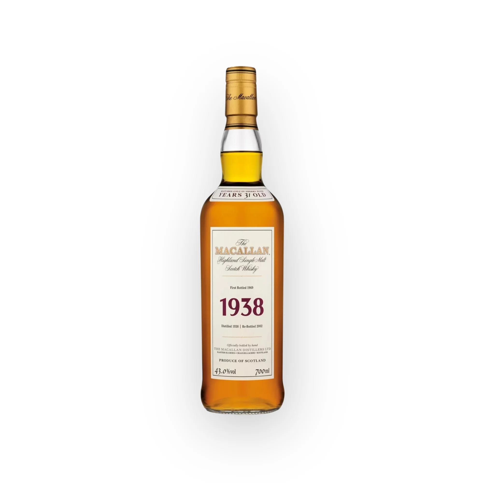 Macallan 31 Year Old 1938 Fine & Rare - Image 3