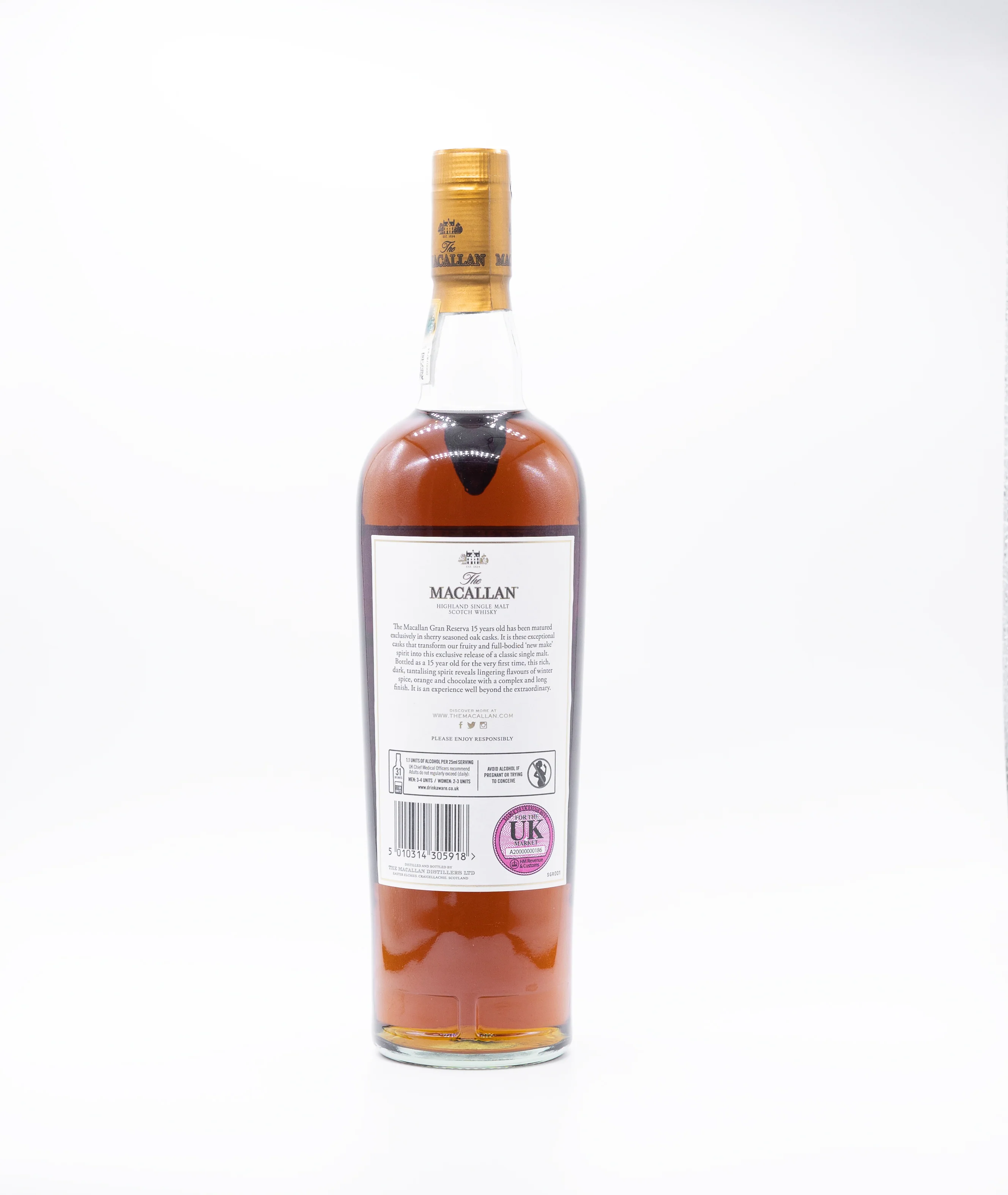 Macallan Gran Reserva 15 Year Old 1st Release - Image 4