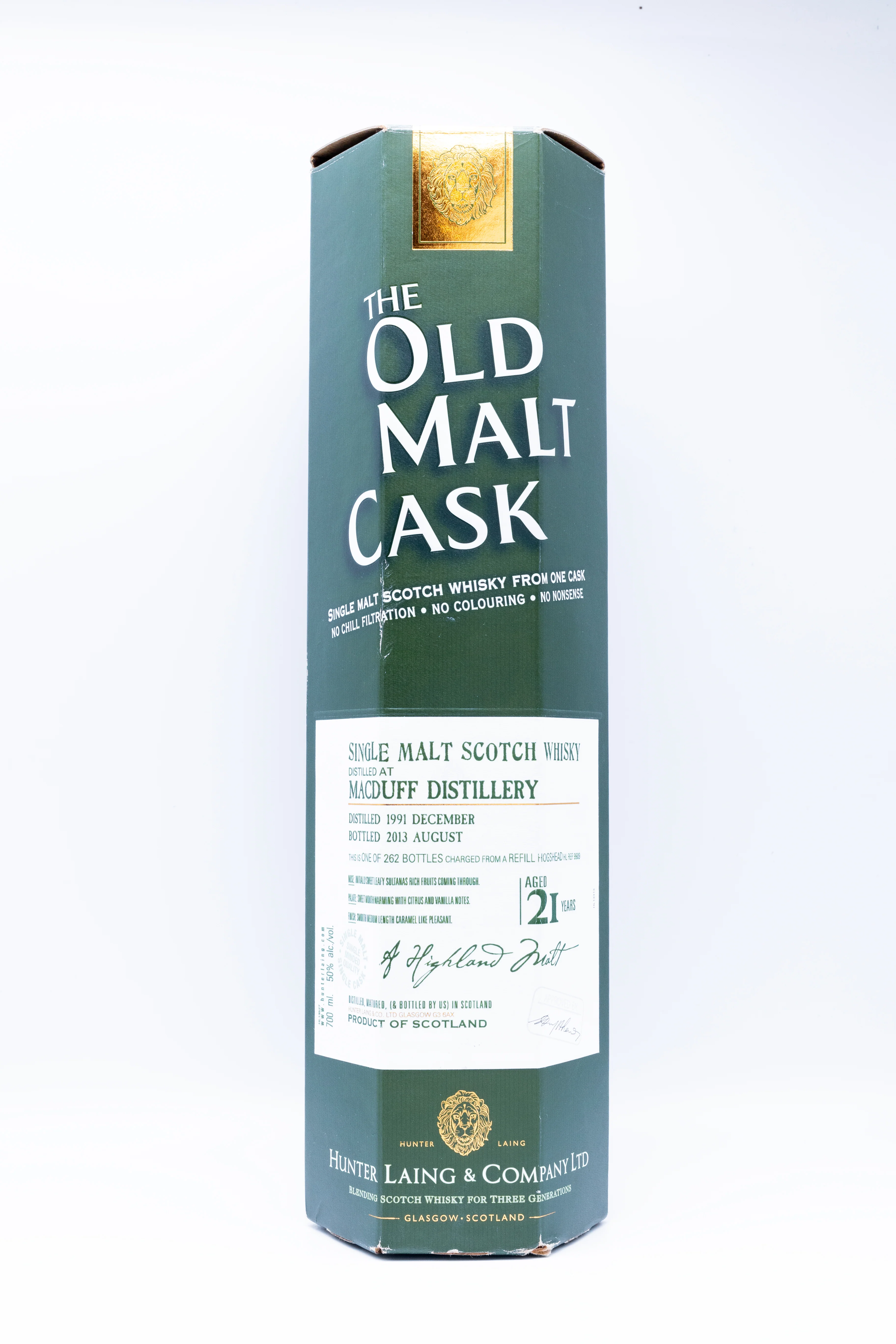 Macduff 21 Year Old - Old Malt Cask