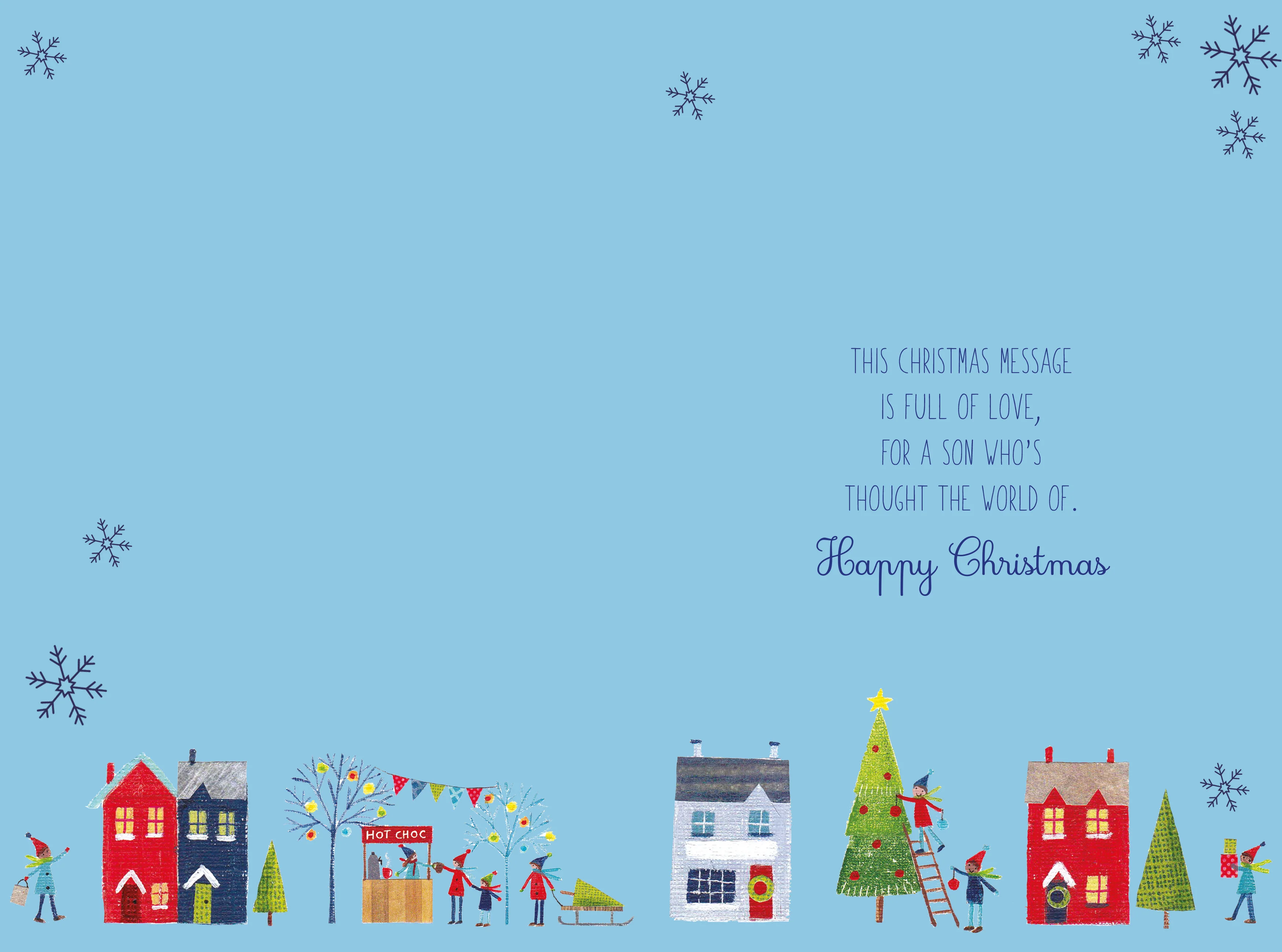 Sons Cyan Christmas Card - Image 2