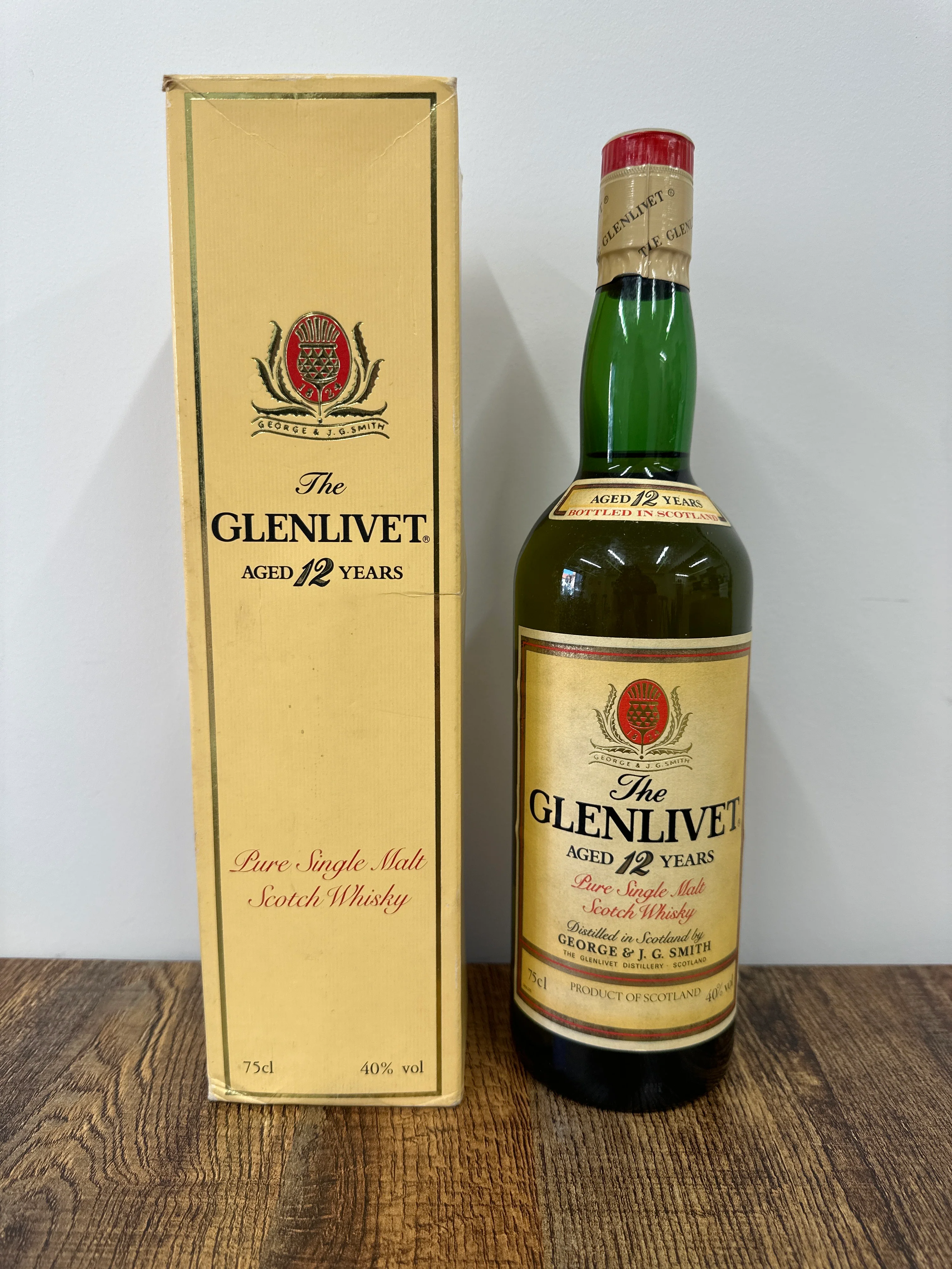 THE GLENLIVET 12 YEAR OLD GEORGE & J.G.SMITH'S 'UNHURRIED SINCE 1824' BOTTLING 1990S (70CL, 40%)