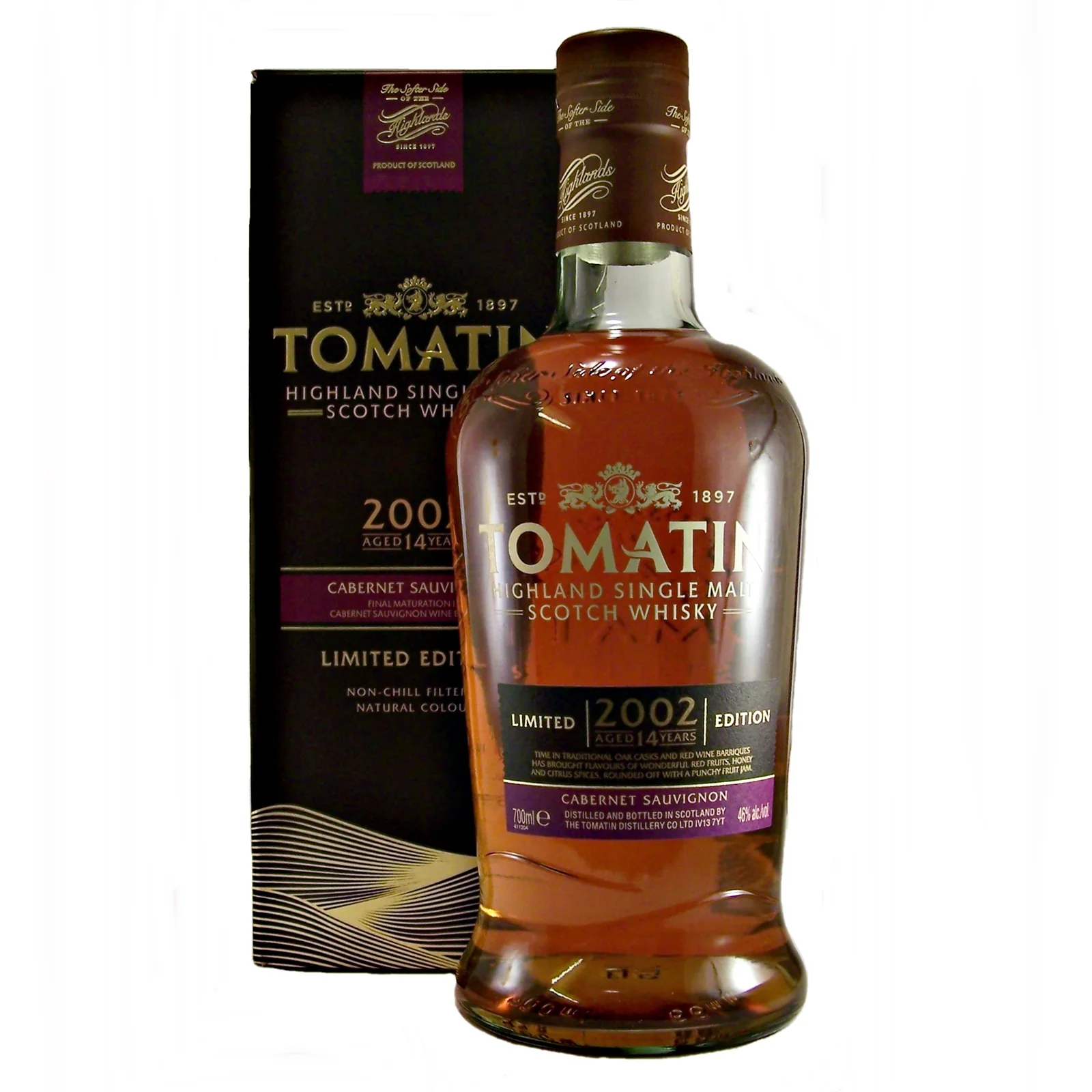 Tomatin 14 Year Old 2002 Cabernet Sauvignon - Image 2