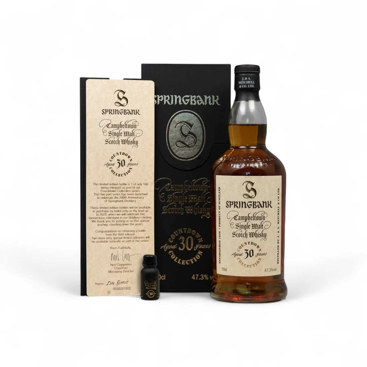 Springbank Countdown Collection 30 Year Old 3rd Edition